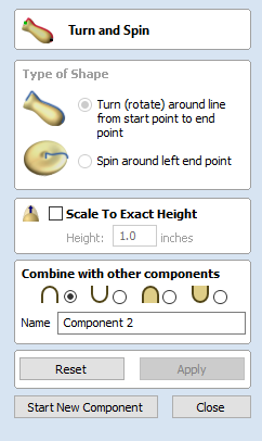 Emboss Component Form